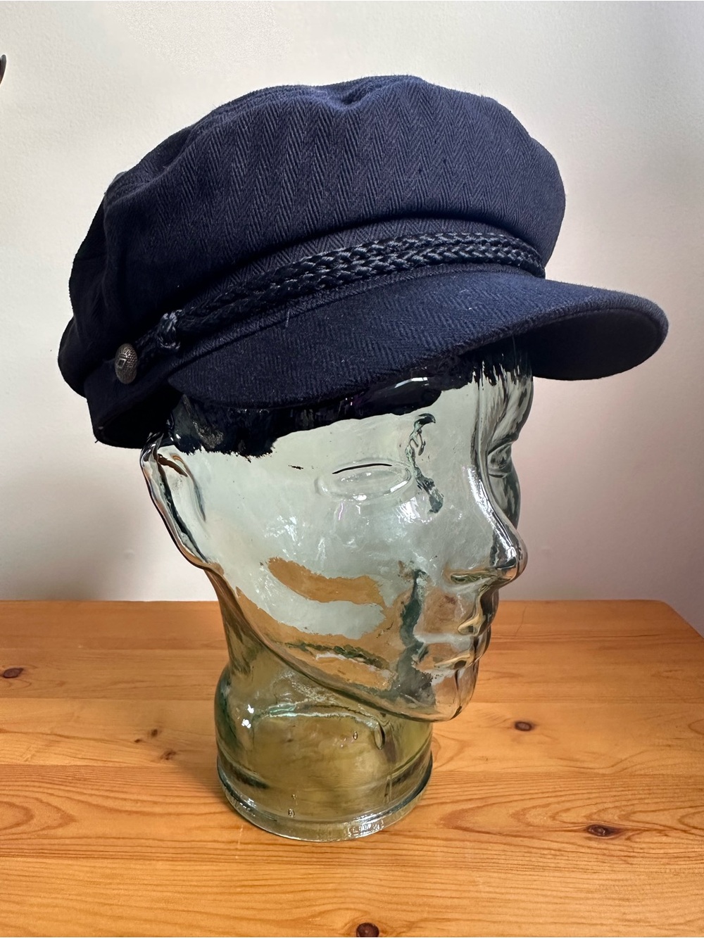 Brixton Black Men’s Small Cap with Braided Trim